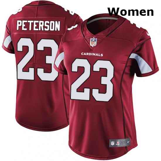 Womens Nike Arizona Cardinals 23 Adrian Peterson Red Team Color Vapor Untouchable Elite Player NFL Jersey